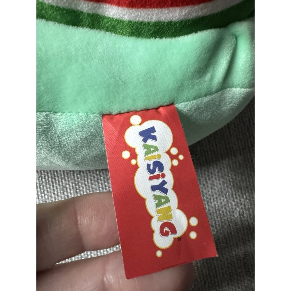 Kaisiyang Green Snail Plush With Watermelon Slice Shell Fruit Themed Stuffed Toy